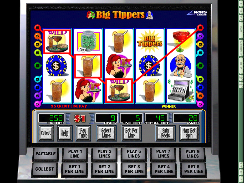 игровой автомат big tippers