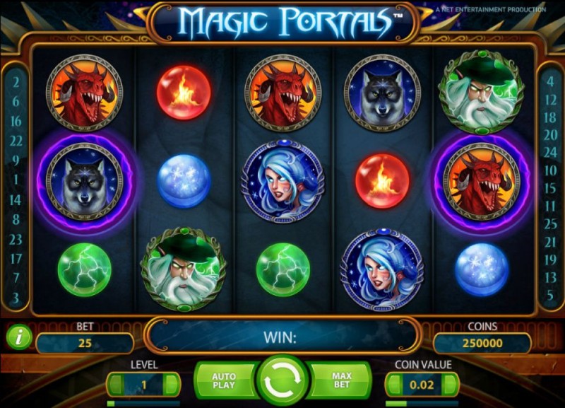 игровой автомат magic portals