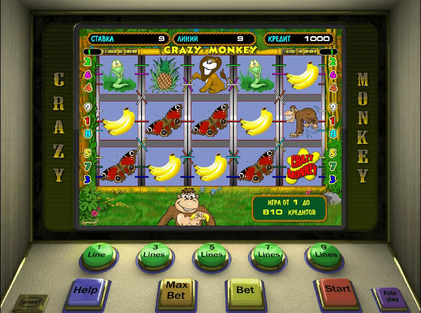 images игровые автоматы crazy monkey обезьяна