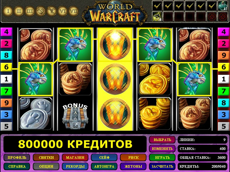 игровые автоматы word warcraft