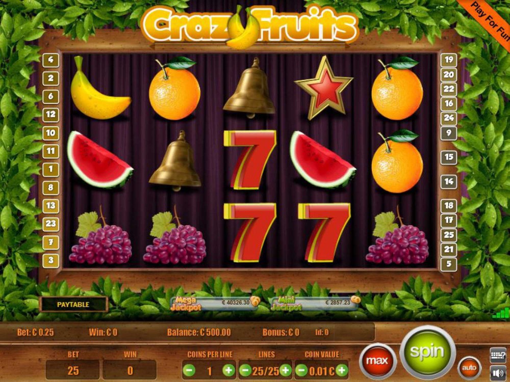 казино автомат crazy fruit играть на фишки