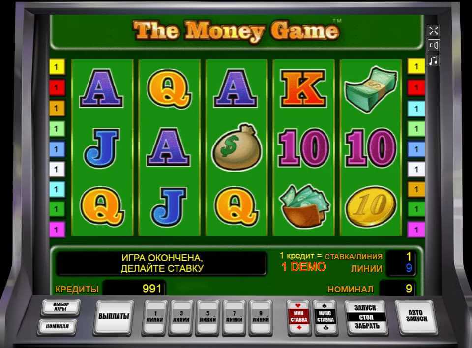 игровой автомат money game баксы