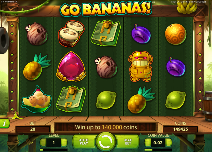 игровой автомат играть бананы