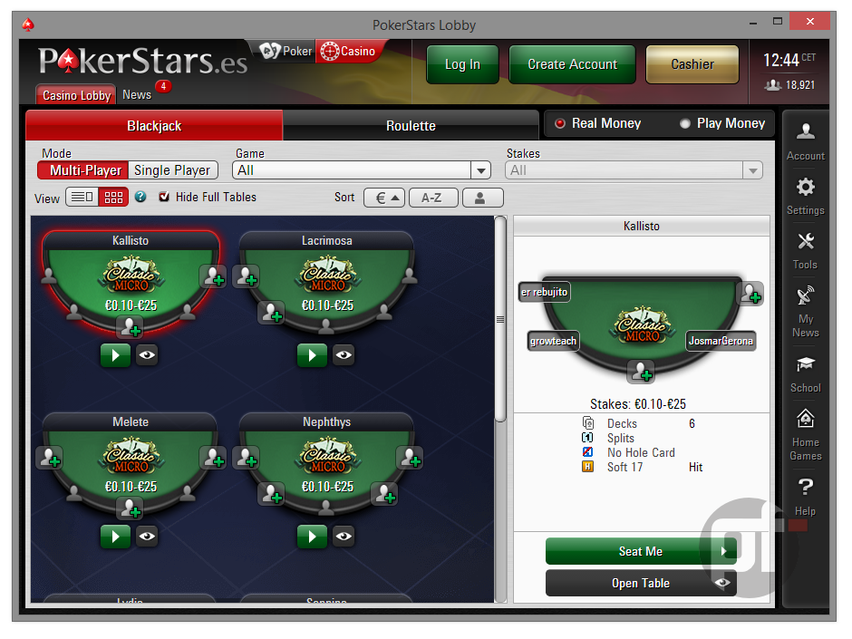 нет казино в pokerstars