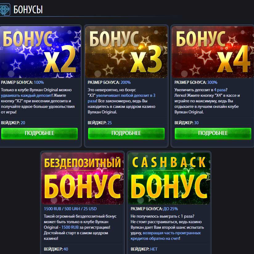 бездепозитные бонусы в русских казино при регистрации