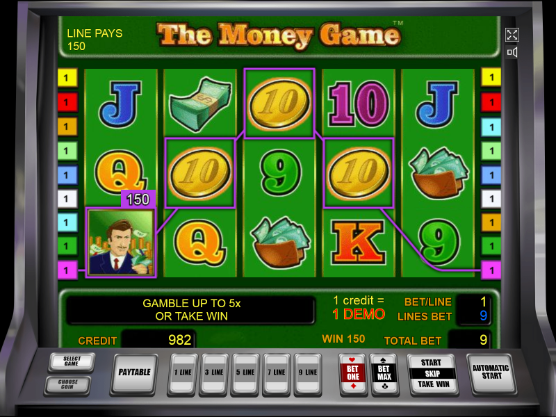 игровой автомат money game баксы