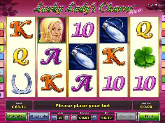 lucky lady charm игровые автоматы описание