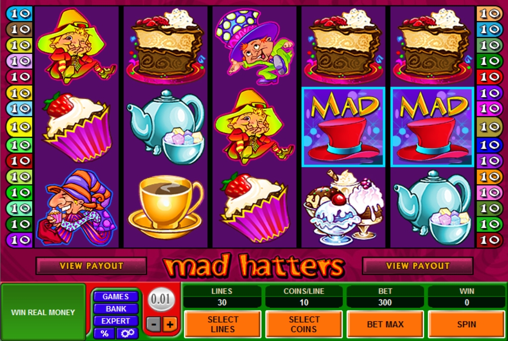 mad hatters игровой автомат